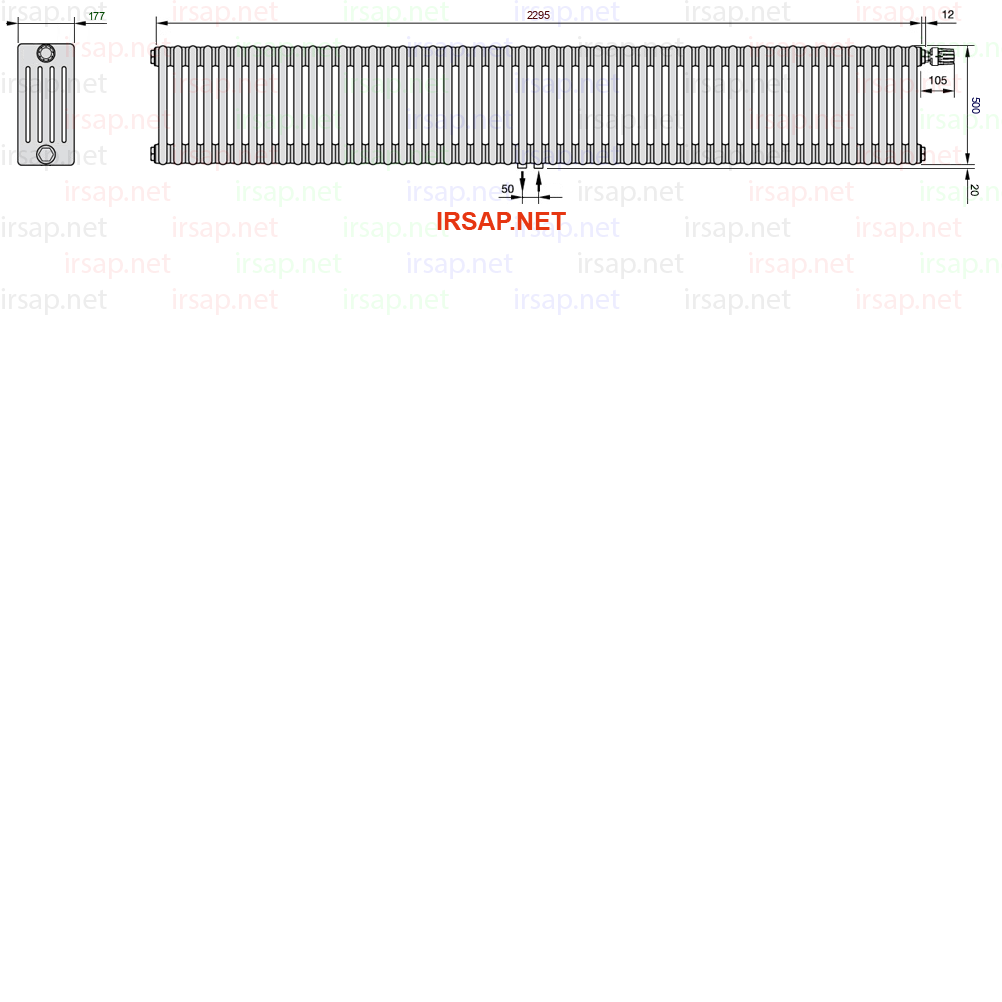 Радиатор IRSAP Tesi 50500/51 T52 CL 01
